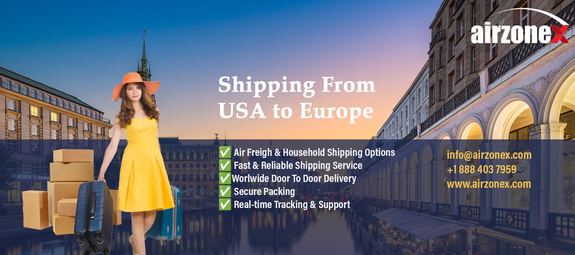Air Freight from USA to Worldwide
